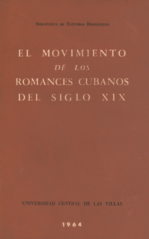 El movimiento de los romances cubanos del siglo XIX