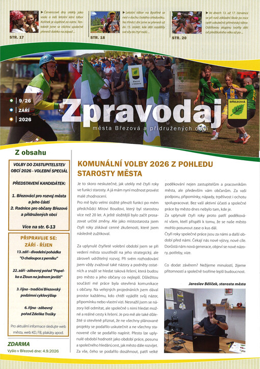 Zpravodaj města Březová a přidružených obcí