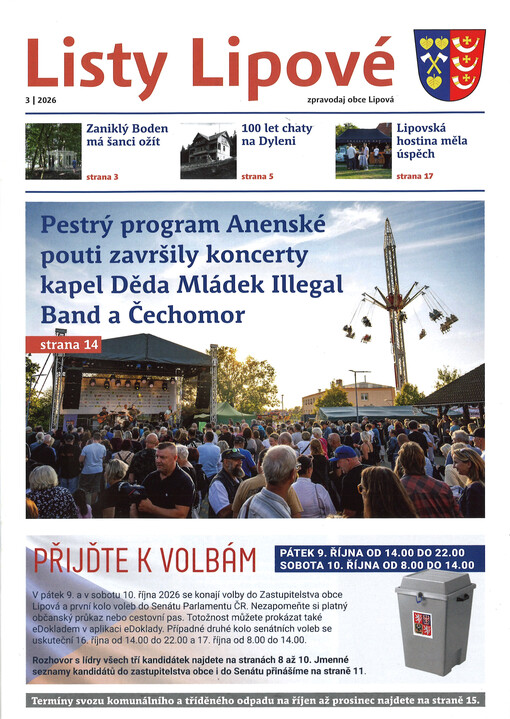 Listy Lipové : zpravodaj obce Lipová
