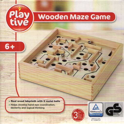 Wooden Maze Game 