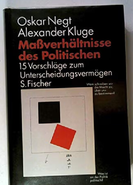 Maßverhältnisse des Politischen :15 Vorschläge zum Unterscheidungsvermögen