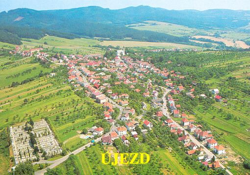 Újezd : letecký pohled