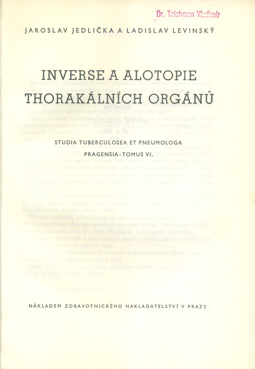 Studia tuberculosea et pneumologa Pragensia