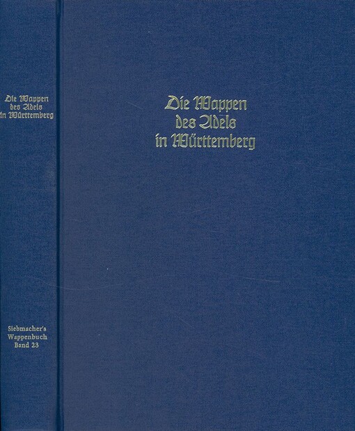 Die Wappen des Adels in Württemberg