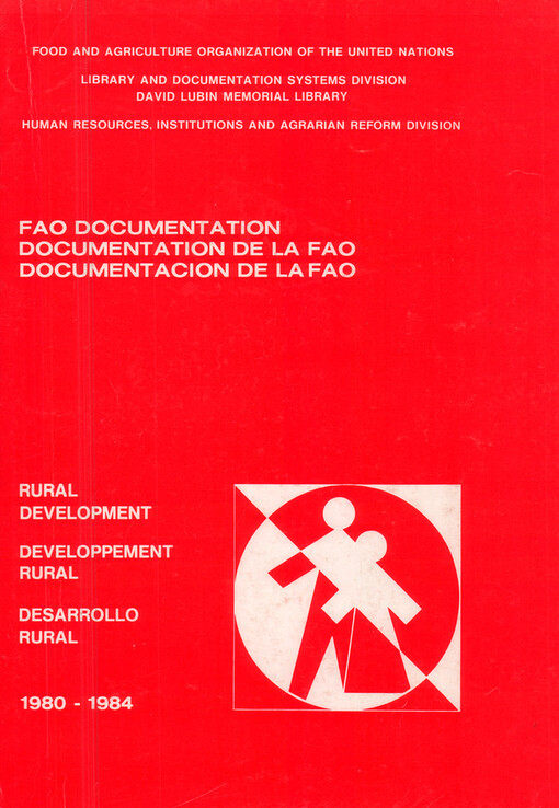 FAO documentationDocumentation de la FAO = Documentación de la FAO