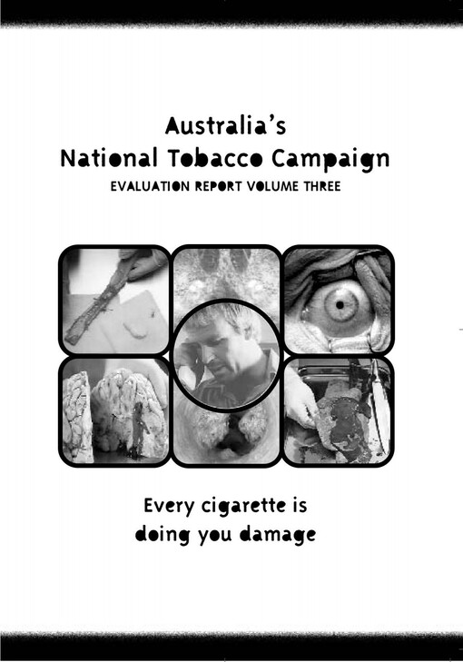 Australia's National Tobacco Campaign :evaluation report : every cigarette is doing you damage