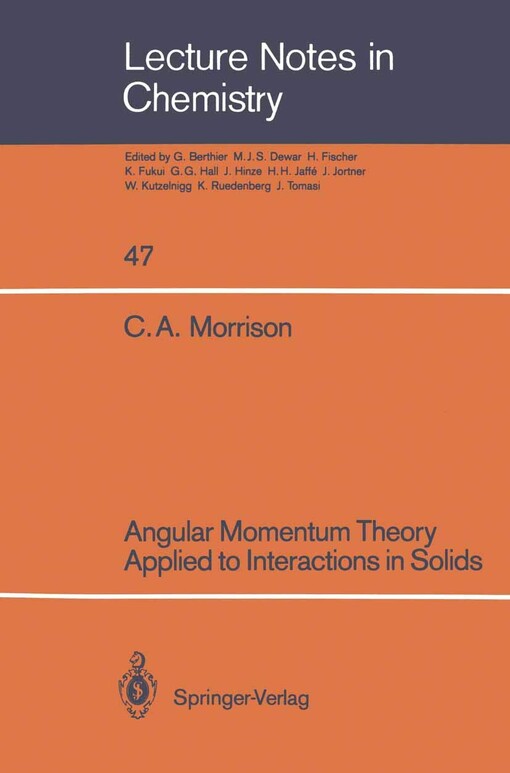 Angular momentum theory applied to interactions in solids