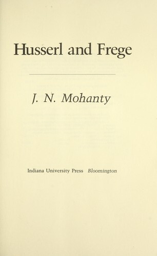 Husserl and Frege