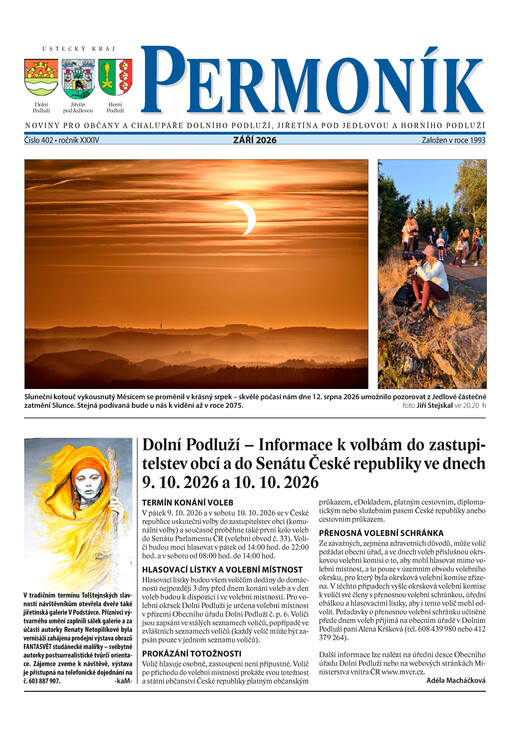 Permoník : noviny pro občany a chalupáře Jiřetínska