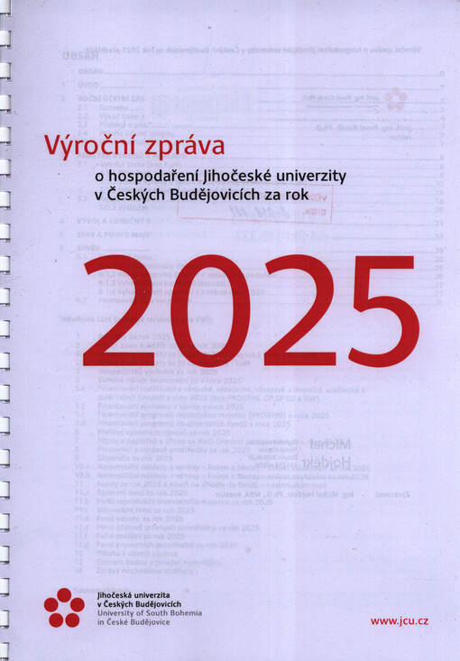 Výroční zpráva o hospodaření za rok ...