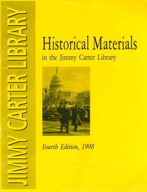 Historical materials in the Jimmy Carter Library