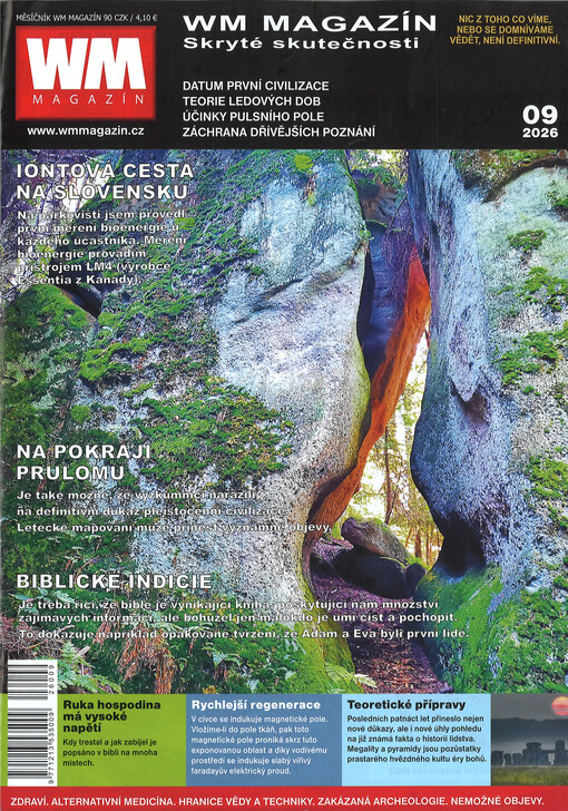 WM magazín : historické otazníky, hranice vědy a techniky, expedice