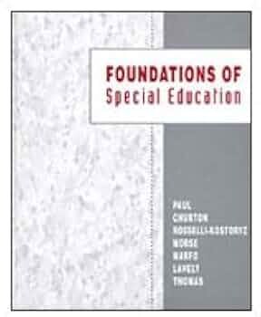 Foundations of special education :basic knowledge informing research and practice in special education