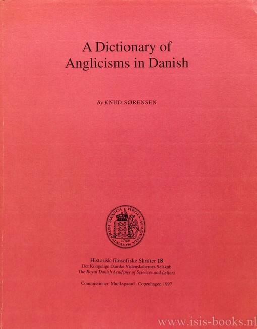 A dictionary of anglicisms in Danish