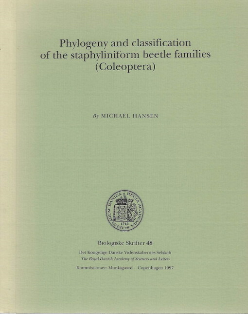 Phylogeny and classification of the staphyliniform beetle families (Coleoptera)