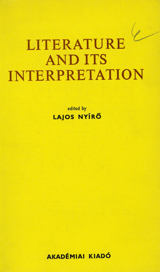 Literature and its interpretation