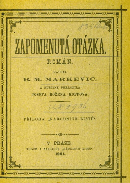 Zapomenutá otázka : román