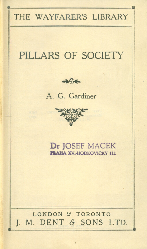 Pillars of society