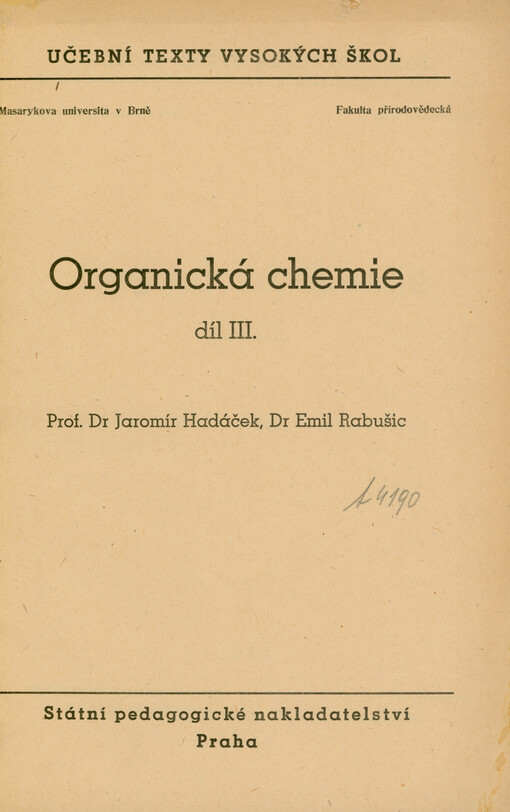 Organická chemie