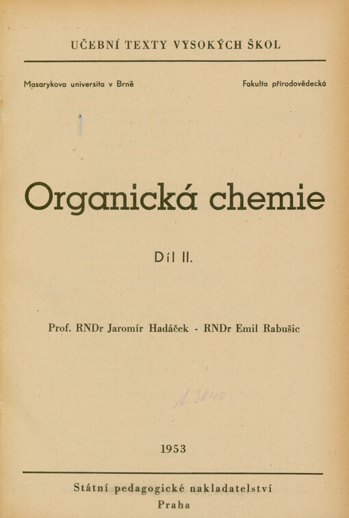 Organická chemie