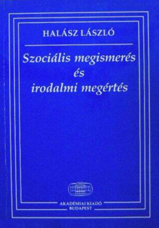 Szociális megismerés és irodalmi megértés