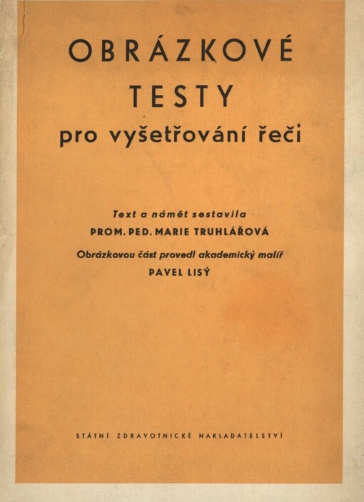 Obrázkové testy pro vyšetřování řeči