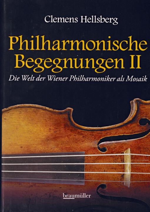 Philharmonische Begegenungen. Band II