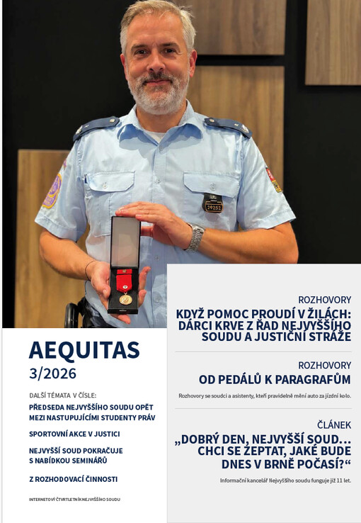 Aequitas : internetový čtvrtletník Nejvyššího soudu