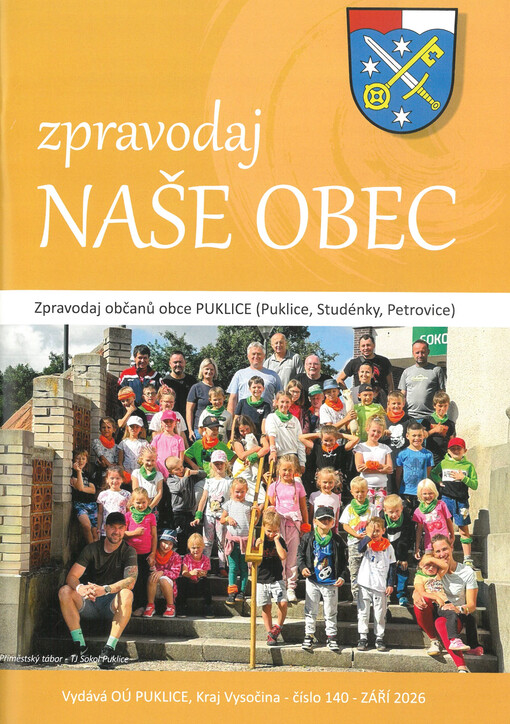 Naše obec : zpravodaj pro občany Puklic, Studének a Petrovic