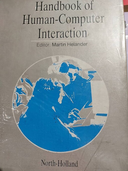 Handbook of Human-Computer Interaction