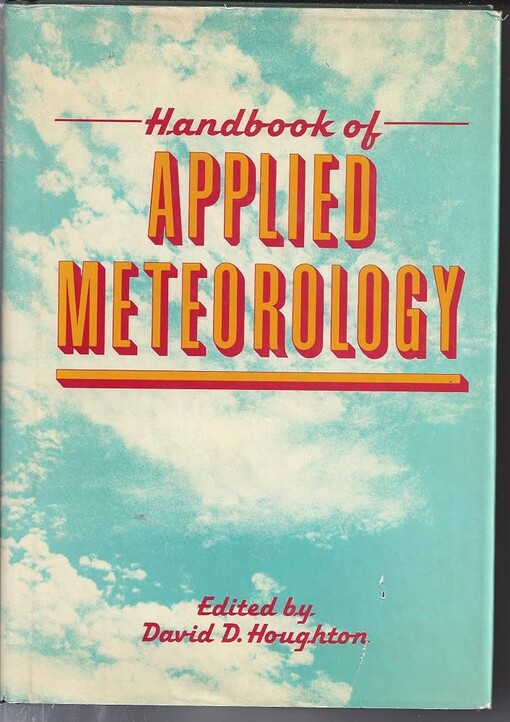 Handbook of applied meteorology