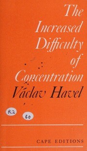 The increased difficulty of concentration