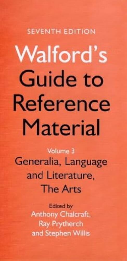 Guide to reference material.Volume 3,Generalities, languages, the arts and literature