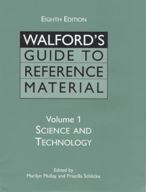Guide to reference material.Volume 1,Science & technology