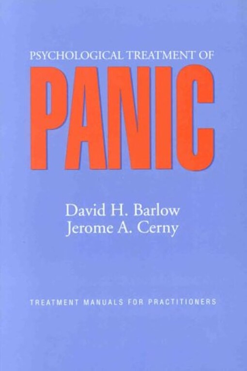 Psychological treatment of panic