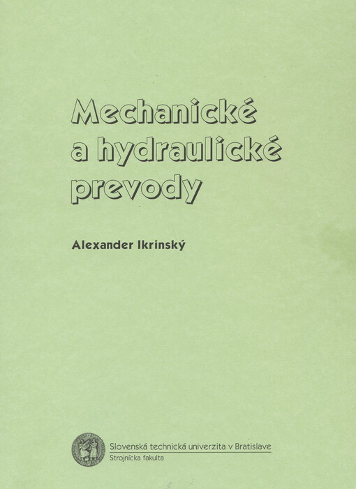 Mechanické a hydraulické prevody /