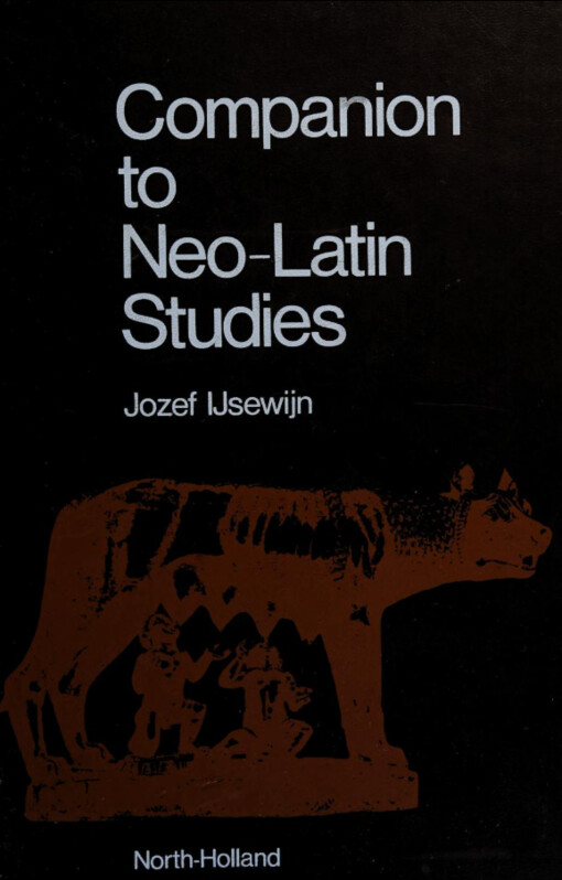 Companion to neo-latin studies