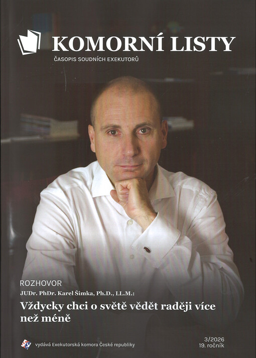 Komorní listy : časopis soudních exekutorů