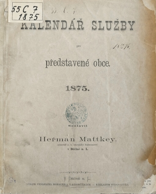 Kalendář služby pro představené obce