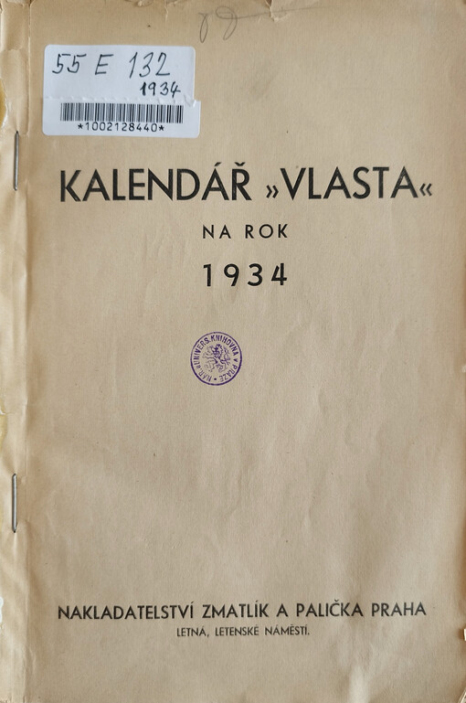Kalendář Vlasta