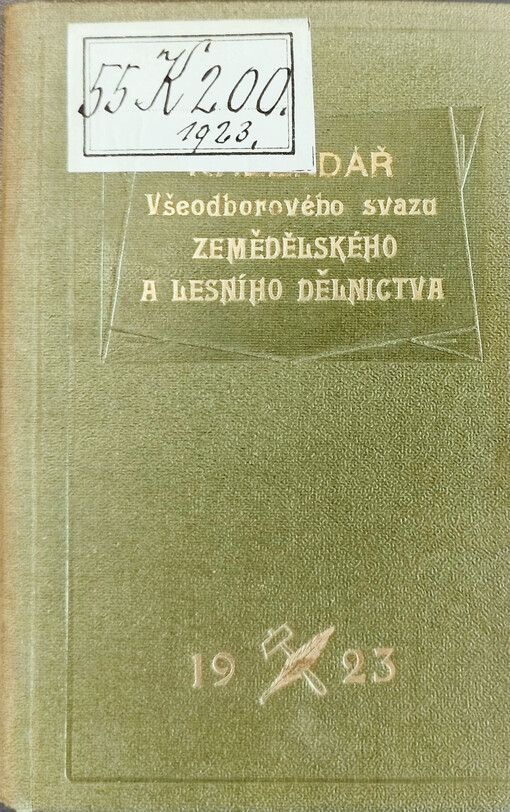 Kalendář všeodborového svazu zemědělského a lesního dělnictva 