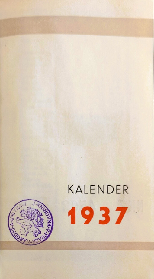 Kalender für das jahr 