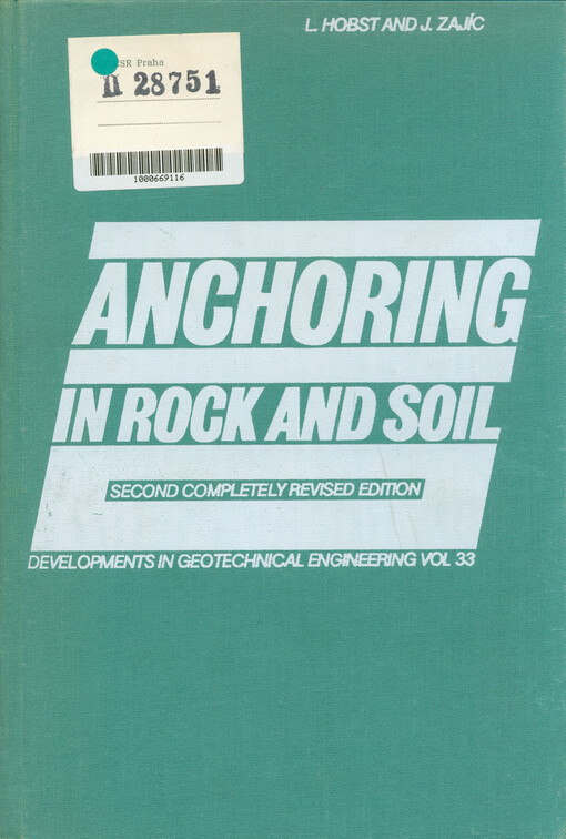 Anchoring in rock and soil