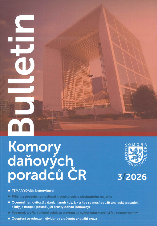 Bulletin : Komora daňových poradců ČR