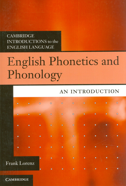 English phonetics and phonology : an introduction