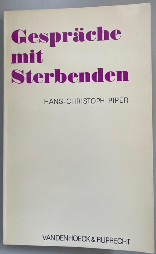 Gespräche mit Sterbenden