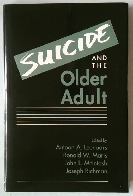 Suicide and the older adult