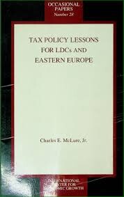 Tax policy lessons for LDCs and Eastern Europe