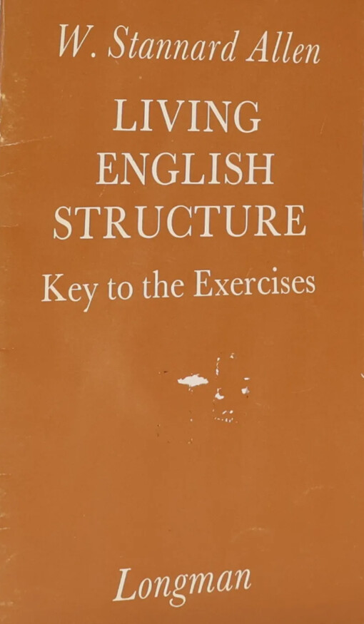 Living english structure :key to the excercises