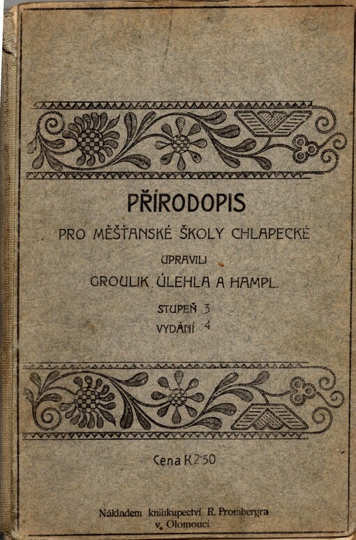 Přírodopis pro měšťanské školy chlapecké